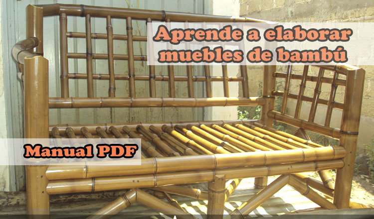 Aprende elaborar muebles de bambu